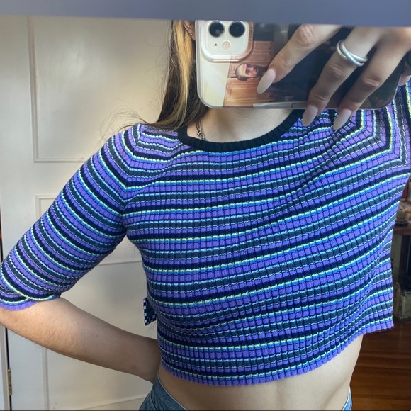 Unif cropped knitted top